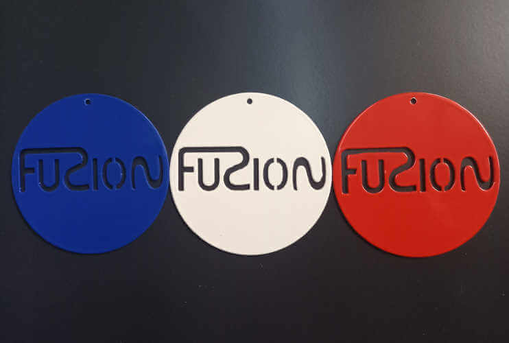 Echantillons Made in France de Fusion - mobilier métal aux teintes bleu - blanc - rouge
